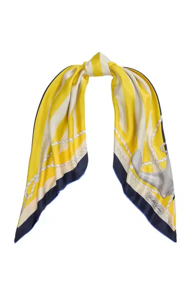 Ralph Lauren Striped Nautical Square Scarf | Thumbnail 1