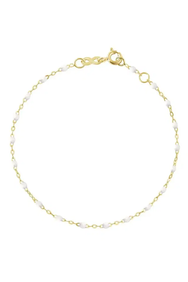 Gigi Clozeau White Classic Gigi Anklet - White