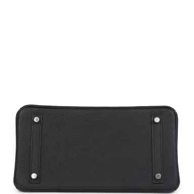 HERMÈS Hermes Birkin 30 Black Togo Palladium Hardware | Thumbnail 6