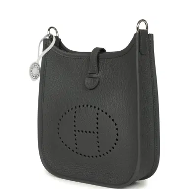 HERMÈS Hermes Evelyne TPM Ardoise Clemence Palladium Hardware | Thumbnail 3 HERMÈS Hermes Evelyne TPM Ardoise Clemence Palladium Hardware | Thumbnail 3