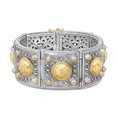 Konstantino Konstantino SG Classic Sterling Silver & 18K Yellow Gold Onyx Bracelet by The Solist | Thumbnail 1