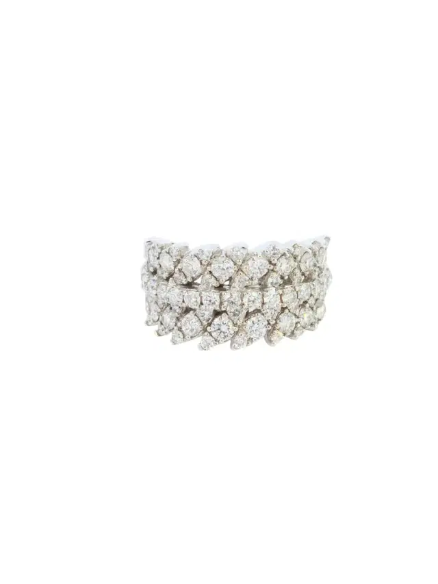 1.88ct Diamond 14K Gold Statement Eternity Ring