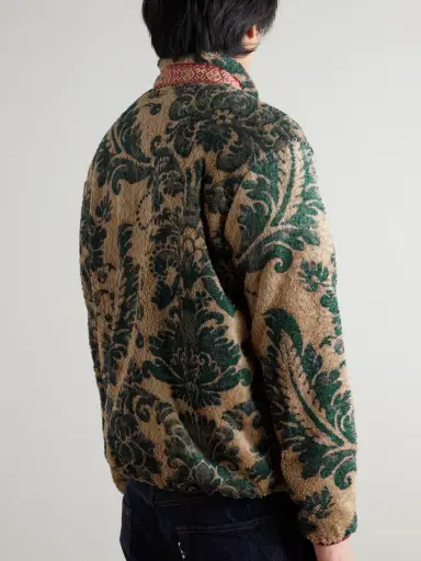 KAPITAL Damask Printed Fleece Jacket - Men | Thumbnail 3