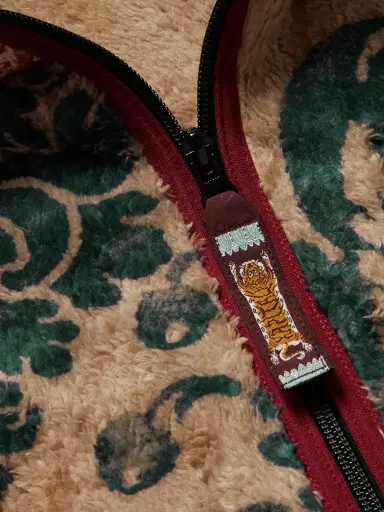 KAPITAL Damask Printed Fleece Jacket - Men | Thumbnail 4