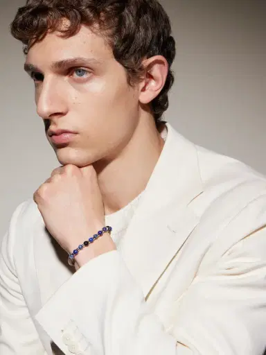 John Hardy Sterling Silver Multi-Stone Beaded Bracelet - Men | Thumbnail 3 John Hardy Sterling Silver Multi-Stone Beaded Bracelet - Men | Thumbnail 3