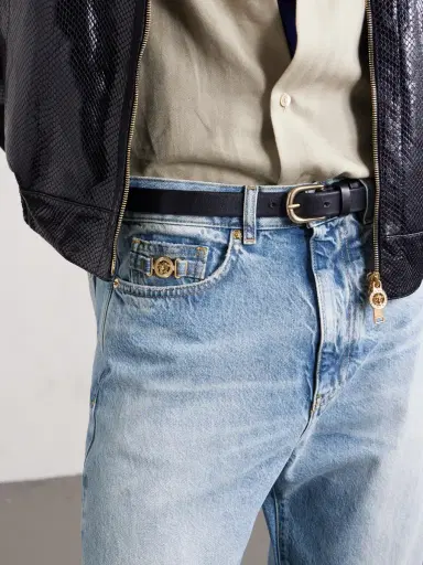 Versace Embellished Straight-Leg Jeans - Men | Thumbnail 6 Versace Embellished Straight-Leg Jeans - Men | Thumbnail 6