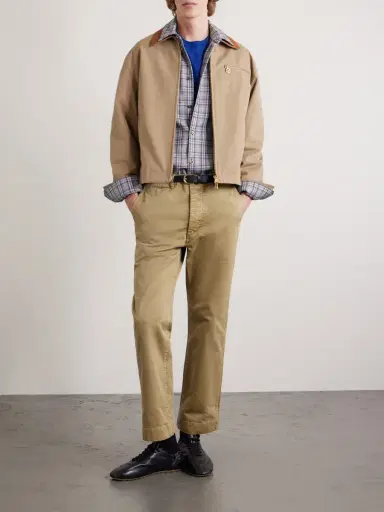 Versace Checked Wool-Flannel Shirt - Men | Thumbnail 2