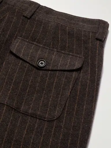 Oliver Spencer Orsman Wide-Leg Cotton-Blend Trousers - Men | Thumbnail 5