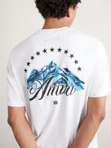 AMIRI Logo-Print Cotton-Jersey T-Shirt - Men | Thumbnail 5