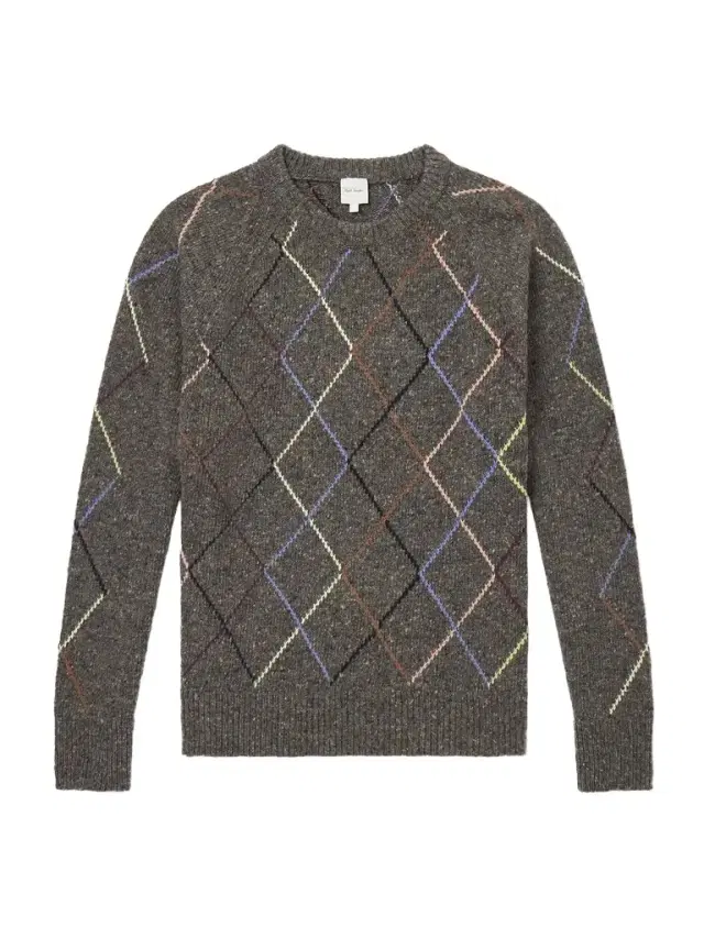 Argyle Wool and Cotton-Blend Sweater - Men