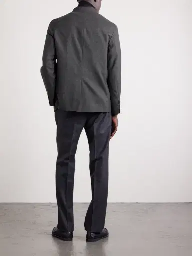 OFFICINE GÉNÉRALE Meryl Virgin Wool, Silk and Linen-Blend Jacket - Men | Thumbnail 4 OFFICINE GÉNÉRALE Meryl Virgin Wool, Silk and Linen-Blend Jacket - Men | Thumbnail 4