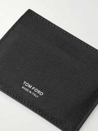 Tom Ford Pebble-Grain Leather Cardholder - Men | Thumbnail 3 Tom Ford Pebble-Grain Leather Cardholder - Men | Thumbnail 3
