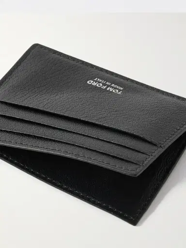 Tom Ford Pebble-Grain Leather Cardholder - Men | Thumbnail 4 Tom Ford Pebble-Grain Leather Cardholder - Men | Thumbnail 4