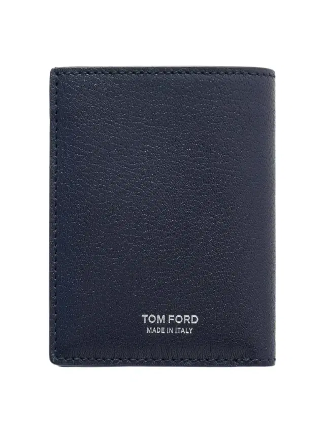 Pebble-Grain Leather Billfold Wallet - Men