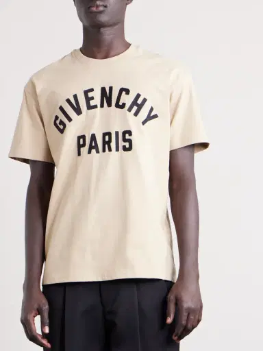 Givenchy Logo-Appliquéd Cotton-Jersey T-Shirt - Men | Thumbnail 3 Givenchy Logo-Appliquéd Cotton-Jersey T-Shirt - Men | Thumbnail 3