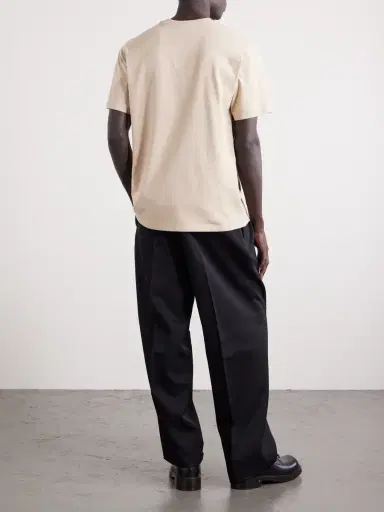 Givenchy Logo-Appliquéd Cotton-Jersey T-Shirt - Men | Thumbnail 4 Givenchy Logo-Appliquéd Cotton-Jersey T-Shirt - Men | Thumbnail 4