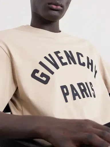Givenchy Logo-Appliquéd Cotton-Jersey T-Shirt - Men | Thumbnail 5 Givenchy Logo-Appliquéd Cotton-Jersey T-Shirt - Men | Thumbnail 5