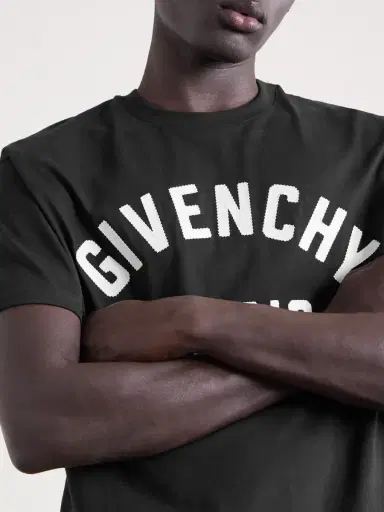 Givenchy Logo-Appliquéd Cotton-Jersey T-Shirt - Men | Thumbnail 4 Givenchy Logo-Appliquéd Cotton-Jersey T-Shirt - Men | Thumbnail 4