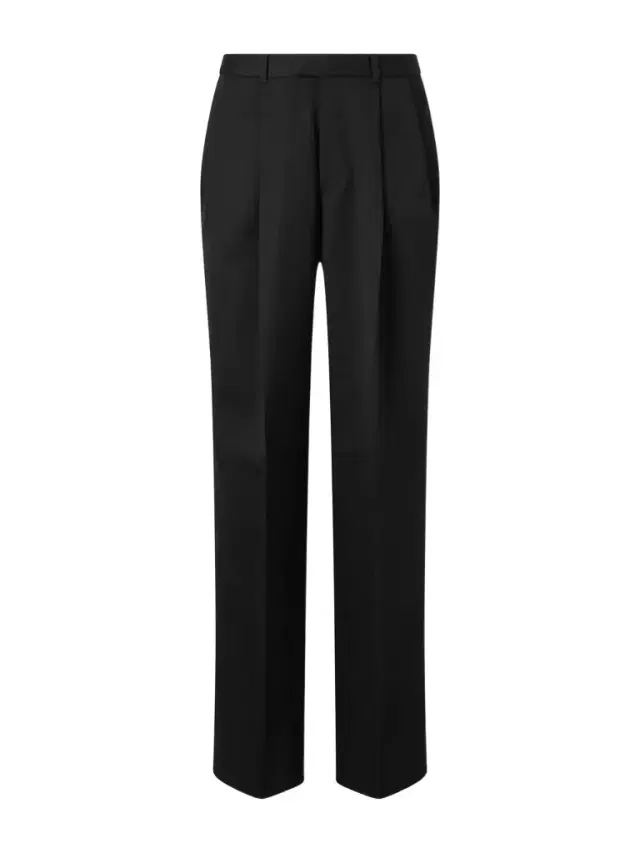 Givenchy Straight-Leg Pleated Grain De Poudre Wool Trousers - Men