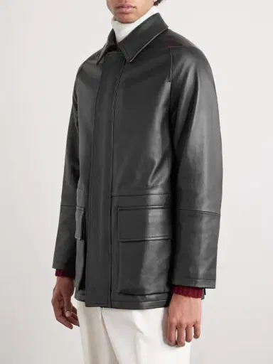 Saman Amel City Leather Jacket - Men | Thumbnail 3