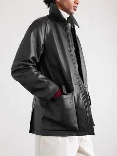 Saman Amel City Leather Jacket - Men | Thumbnail 5