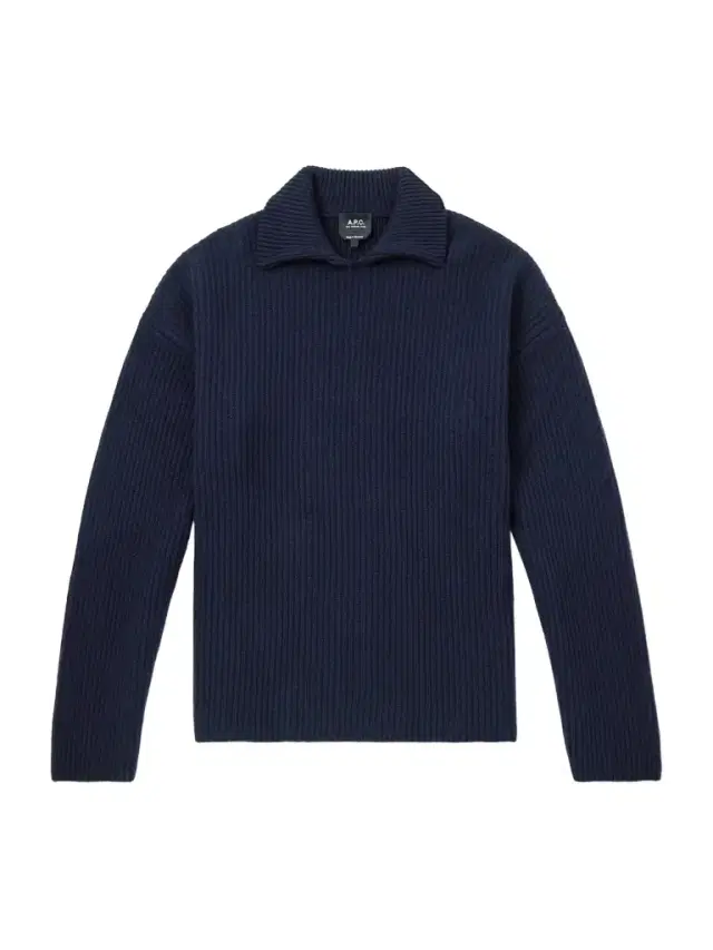 Oversized Ribbed Wool and Cashmere-Blend Polo Sweater - Men