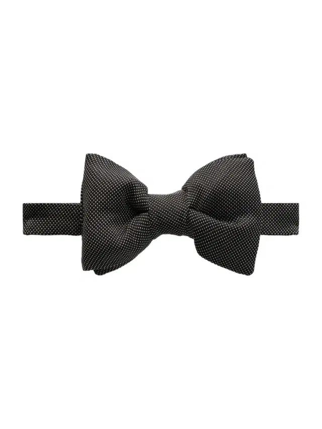 Pre-Tied Polka-Dot Silk-Satin Bow Tie - Men