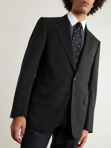 Tom Ford Shelton Super 120s Wool Blazer - Men | Thumbnail 3 Tom Ford Shelton Super 120s Wool Blazer - Men | Thumbnail 3