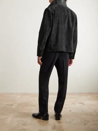Tom Ford Brushed-Suede Chore Jacket - Men | Thumbnail 4