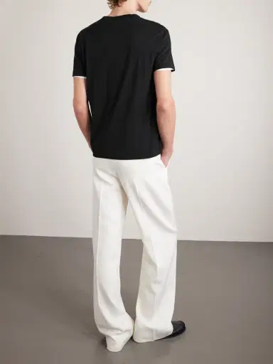 Tom Ford Cotton and Silk-Blend Jersey T-Shirt - Men | Thumbnail 4 Tom Ford Cotton and Silk-Blend Jersey T-Shirt - Men | Thumbnail 4