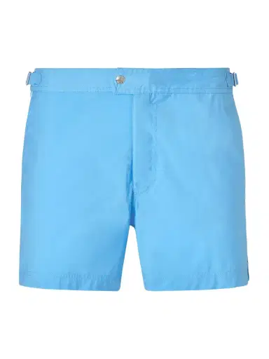 Tom Ford Straight-Leg Mid-Length Piped Swim Shorts - Men | Thumbnail 1