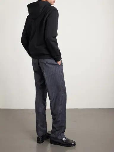 A.P.C. Standard Rue Madame Logo-Embroidered Organic Cotton-Jersey Hoodie - Men | Thumbnail 4 A.P.C. Standard Rue Madame Logo-Embroidered Organic Cotton-Jersey Hoodie - Men | Thumbnail 4