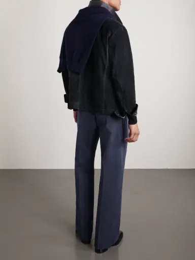Tom Ford Wide-Leg Cotton-Drill Trousers - Men | Thumbnail 4 Tom Ford Wide-Leg Cotton-Drill Trousers - Men | Thumbnail 4