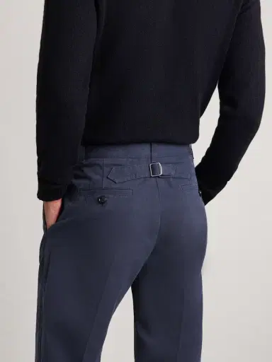 Tom Ford Wide-Leg Cotton-Drill Trousers - Men | Thumbnail 6 Tom Ford Wide-Leg Cotton-Drill Trousers - Men | Thumbnail 6