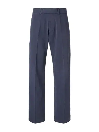 Tom Ford Wide-Leg Cotton-Drill Trousers - Men | Thumbnail 1 Tom Ford Wide-Leg Cotton-Drill Trousers - Men | Thumbnail 1