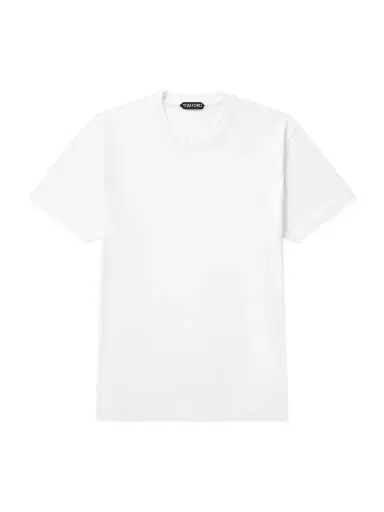 Tom Ford Lyocell and Cotton-Blend T-Shirt - Men | Thumbnail 1 Tom Ford Lyocell and Cotton-Blend T-Shirt - Men | Thumbnail 1
