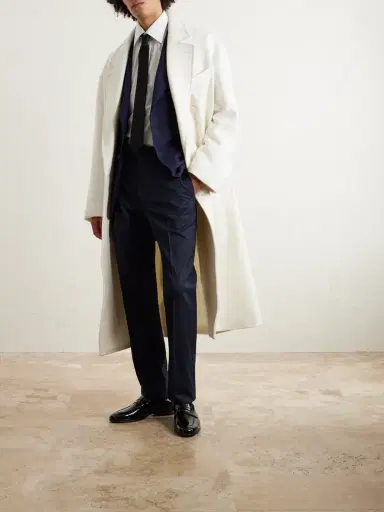 Tom Ford Straight-Leg Super 120s Wool Suit Trousers - Men | Thumbnail 2