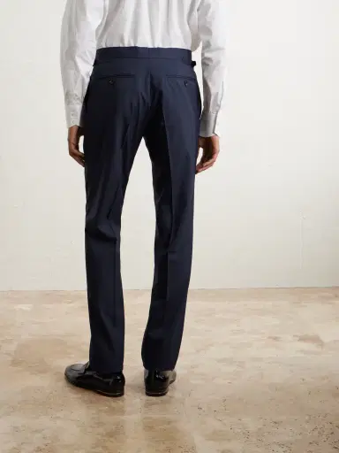 Tom Ford Straight-Leg Super 120s Wool Suit Trousers - Men | Thumbnail 4