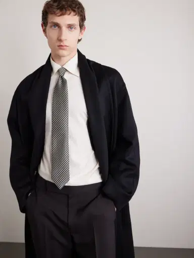 Tom Ford 8cm Houndstooth Silk-Jacquard Tie - Men | Thumbnail 3