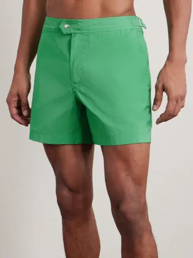 Tom Ford Straight-Leg Mid-Length Swim Shorts - Men | Thumbnail 2 Tom Ford Straight-Leg Mid-Length Swim Shorts - Men | Thumbnail 2