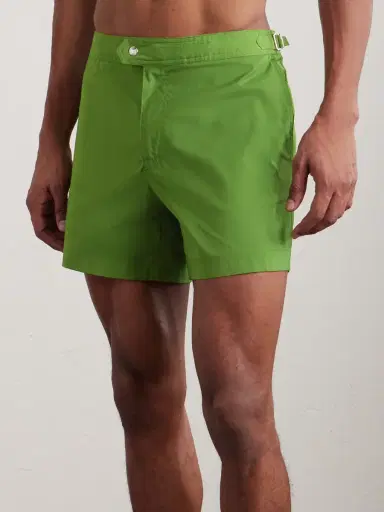 Tom Ford Straight-Leg Mid-Length Swim Shorts - Men | Thumbnail 2 Tom Ford Straight-Leg Mid-Length Swim Shorts - Men | Thumbnail 2