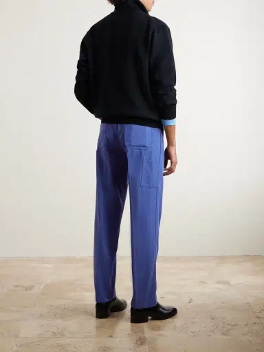 Tom Ford Straight-Leg Cotton-Twill Trousers - Men | Thumbnail 4 Tom Ford Straight-Leg Cotton-Twill Trousers - Men | Thumbnail 4