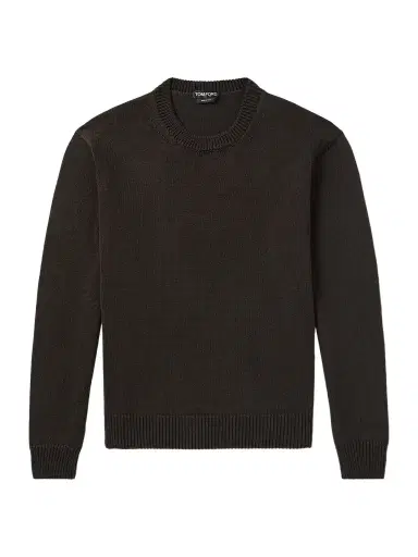 Tom Ford Cotton and Silk-Blend Sweater - Men | Thumbnail 1 Tom Ford Cotton and Silk-Blend Sweater - Men | Thumbnail 1