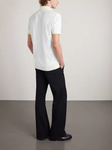 Tom Ford Slim-Fit Lyocell and Cotton-Blend Piqué Polo Shirt - Men | Thumbnail 4 Tom Ford Slim-Fit Lyocell and Cotton-Blend Piqué Polo Shirt - Men | Thumbnail 4