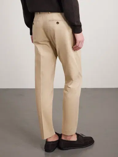 Tom Ford Straight-Leg Cotton-Drill Trousers - Men | Thumbnail 4