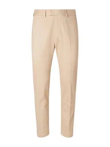 Tom Ford Straight-Leg Cotton-Drill Trousers - Men | Thumbnail 1