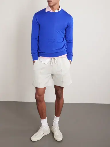 Tom Ford Cotton, Silk and Cashmere-Blend Jersey Shorts - Men | Thumbnail 2 Tom Ford Cotton, Silk and Cashmere-Blend Jersey Shorts - Men | Thumbnail 2