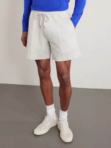 Tom Ford Cotton, Silk and Cashmere-Blend Jersey Shorts - Men | Thumbnail 3 Tom Ford Cotton, Silk and Cashmere-Blend Jersey Shorts - Men | Thumbnail 3