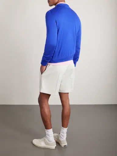 Tom Ford Cotton, Silk and Cashmere-Blend Jersey Shorts - Men | Thumbnail 4 Tom Ford Cotton, Silk and Cashmere-Blend Jersey Shorts - Men | Thumbnail 4