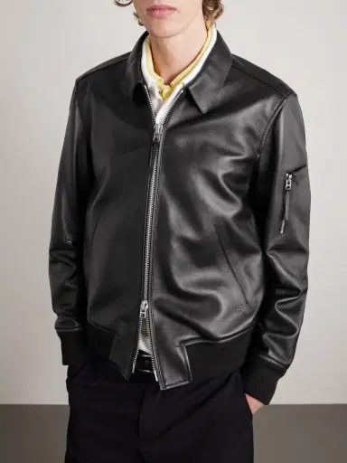 Tom Ford Leather Blouson Jacket - Men | Thumbnail 3 Tom Ford Leather Blouson Jacket - Men | Thumbnail 3